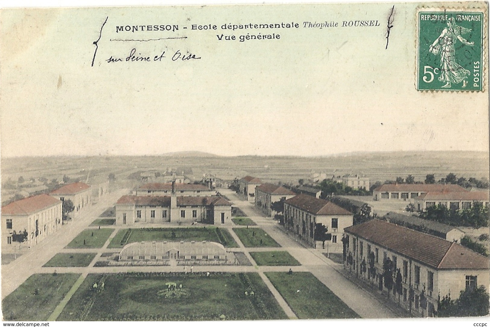 CPA Montesson Ecole départementale Roussel Vue Générale