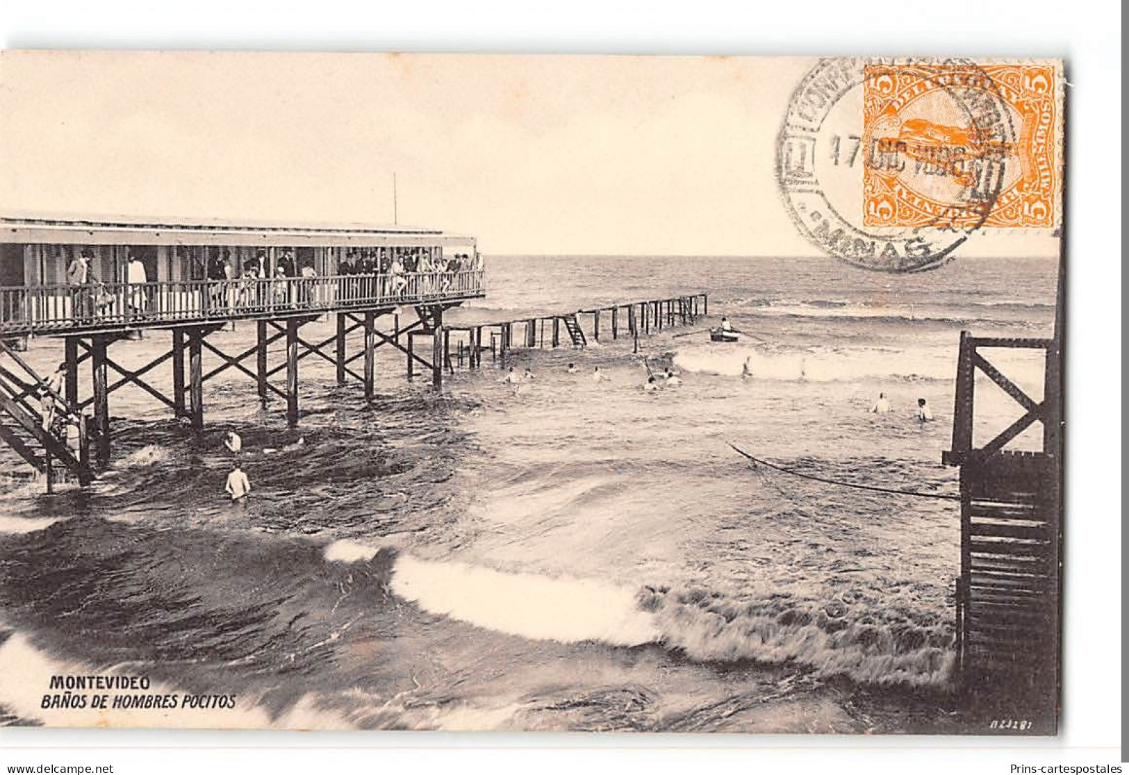 CPA Montevideo Banos de Hombres Pocitos