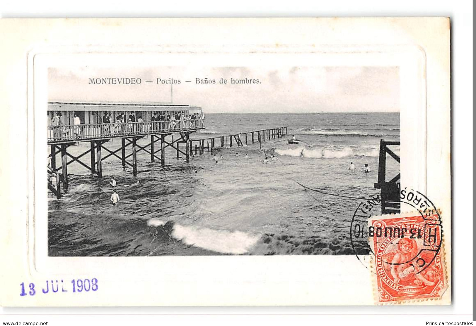 CPA Montevideo Pocitos Banos de Hombres