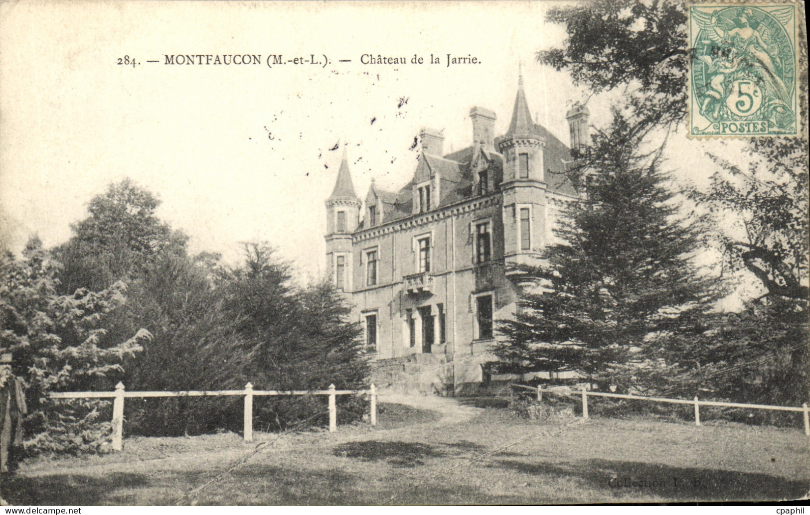 CPA Montfaucon Chateau de la Jarrie