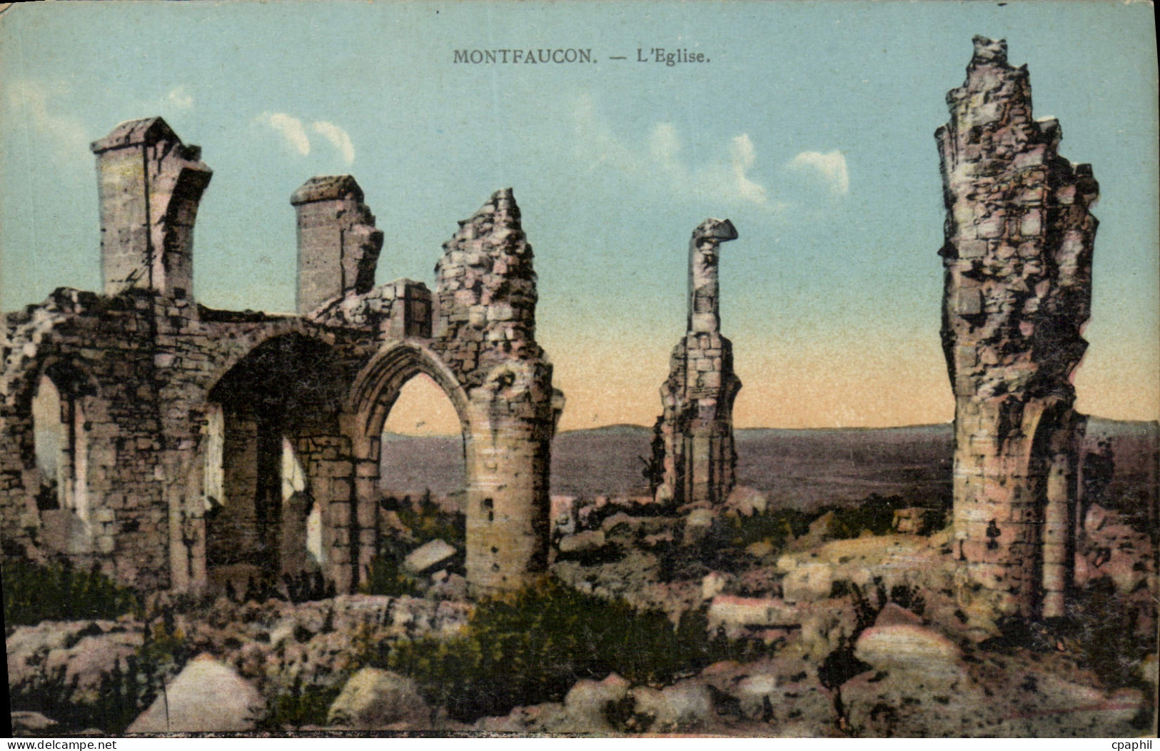 CPA Montfaucon l'Eglise