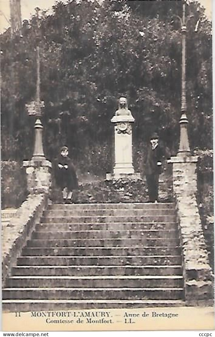 CPA Montfort-l'Amaury Anne de Bretagne comtesse de Montfort