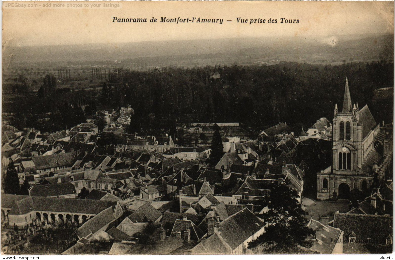 CPA Montfort l'Amaury panorama (1443762)