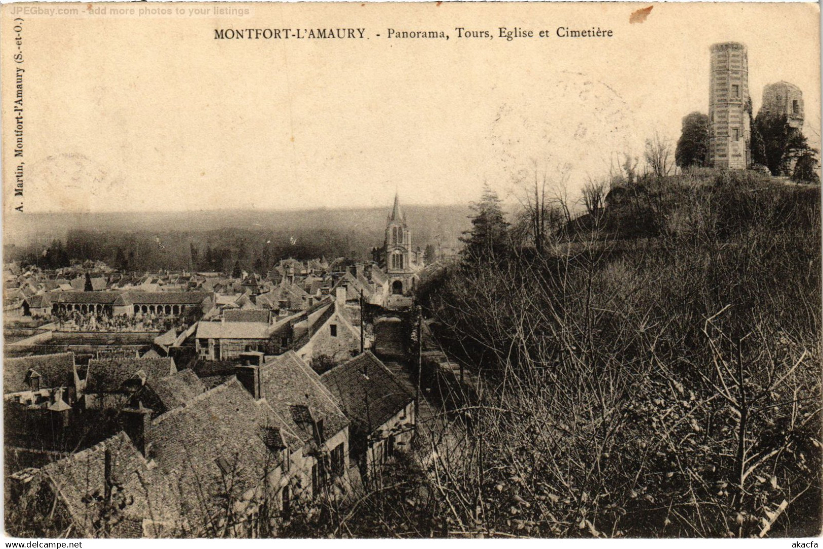 CPA Montfort l'Amaury panorama (1443903)
