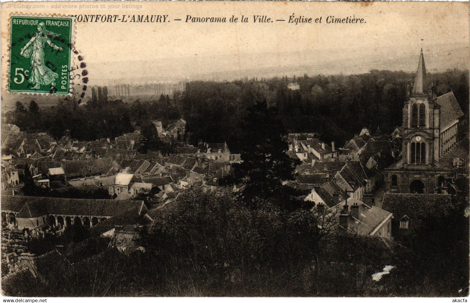 CPA Montfort l'Amaury panorama (1443916)