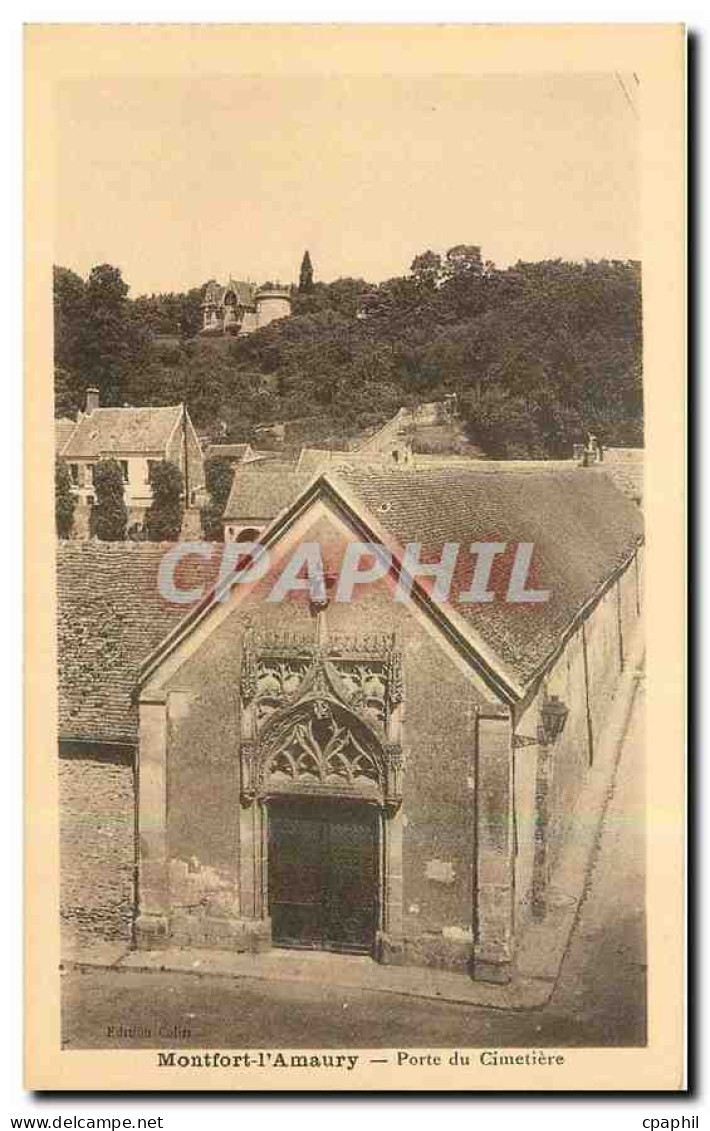 CPA Montfort l'Amaury Porte du Cimetiere