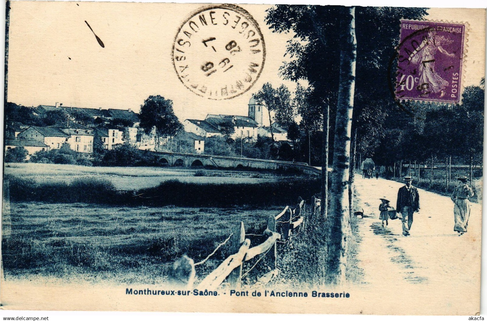 CPA MONTHUREUX-sur-SAONE - Pont de l'Ancienne Brasserie (200569)