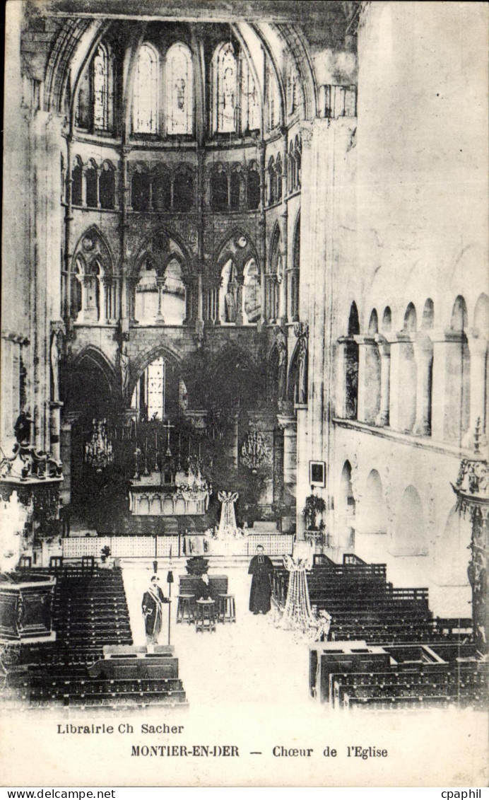 CPA Montier En Der Choeur de l'Eglise