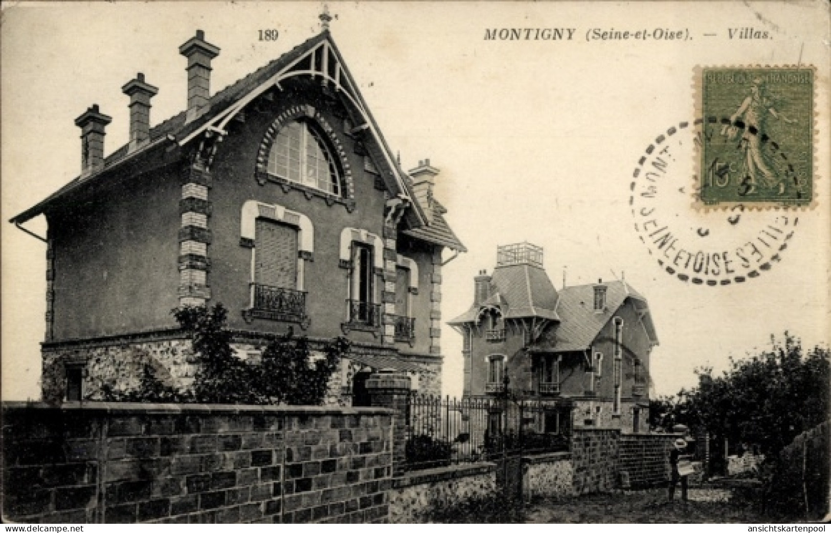 CPA Montigny le Bretonneux Yvelines, Villen