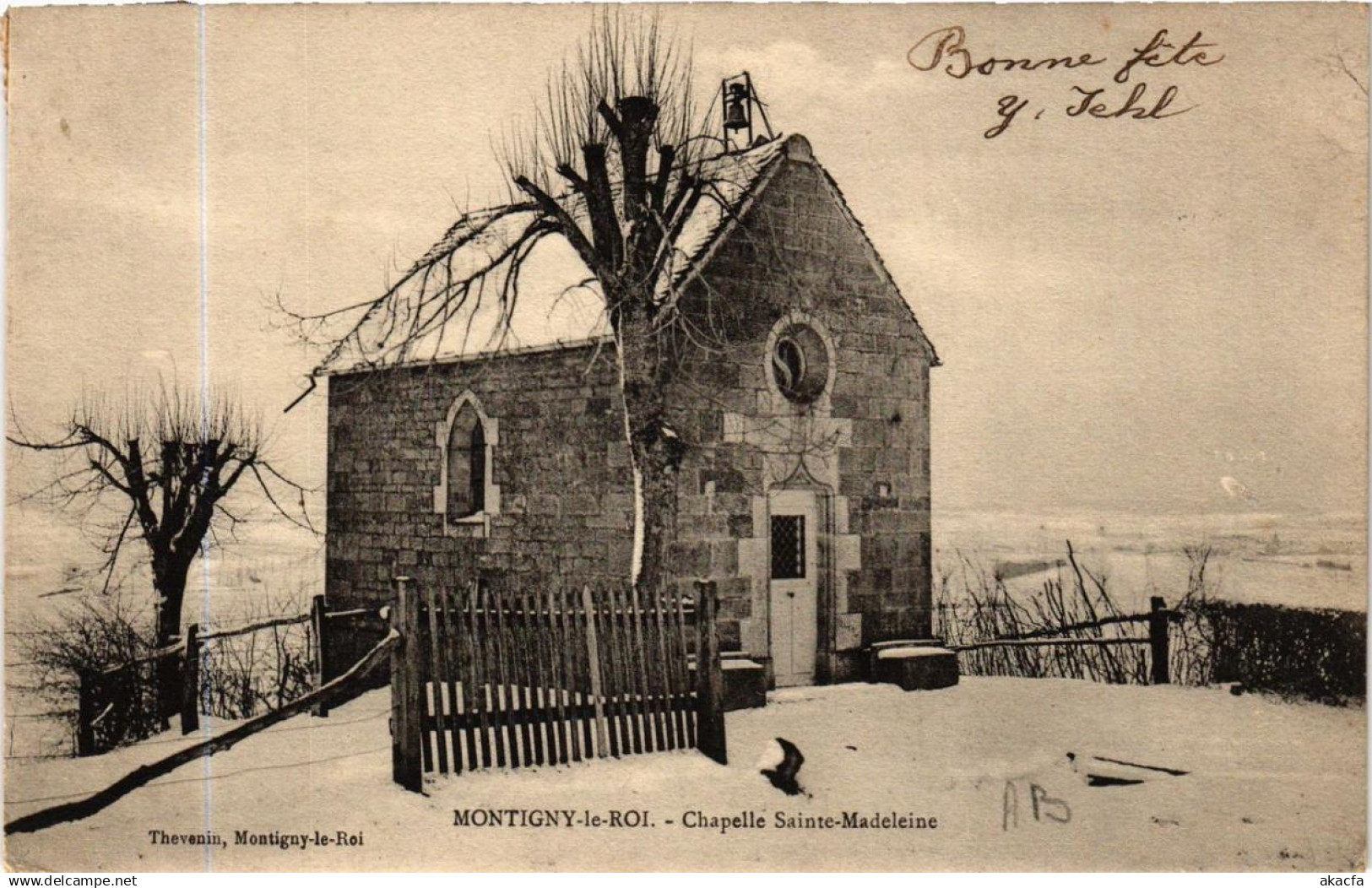CPA MONTIGNY-le-ROI Chapelle Ste-Madeleine (616697)