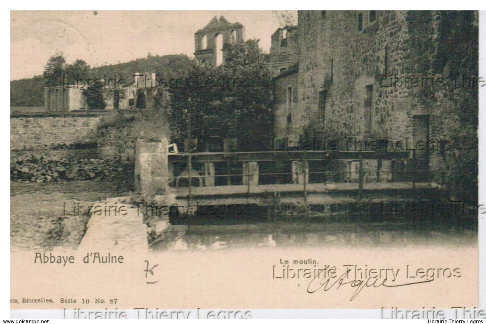 CPA Montigny le Tilleul   Abbaye d'Aulne Le moulin Nels série 10 n° 87