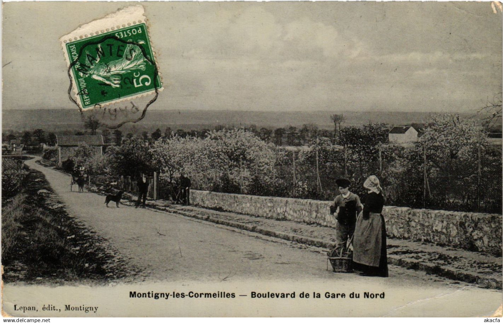 CPA Montigny-les-Cormeilles - Boulevard de la Gare du Nord (290358)