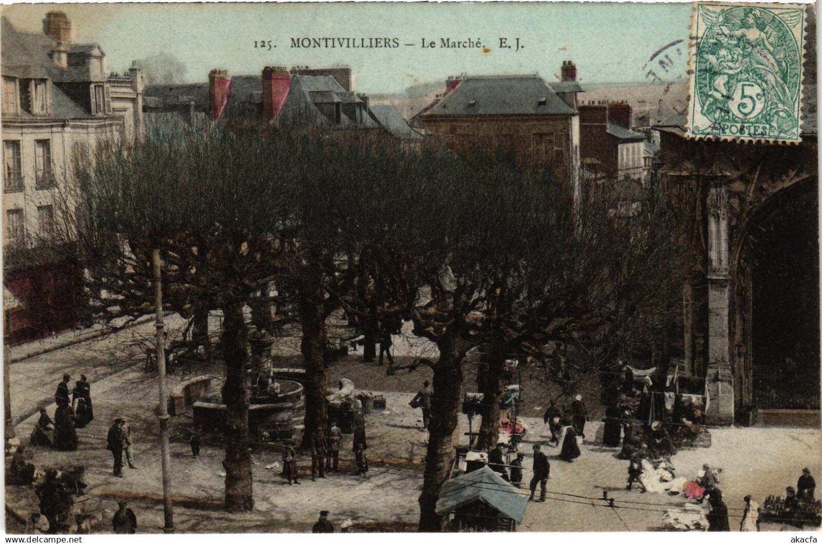 CPA Montivilliers Le Marché (1275895)