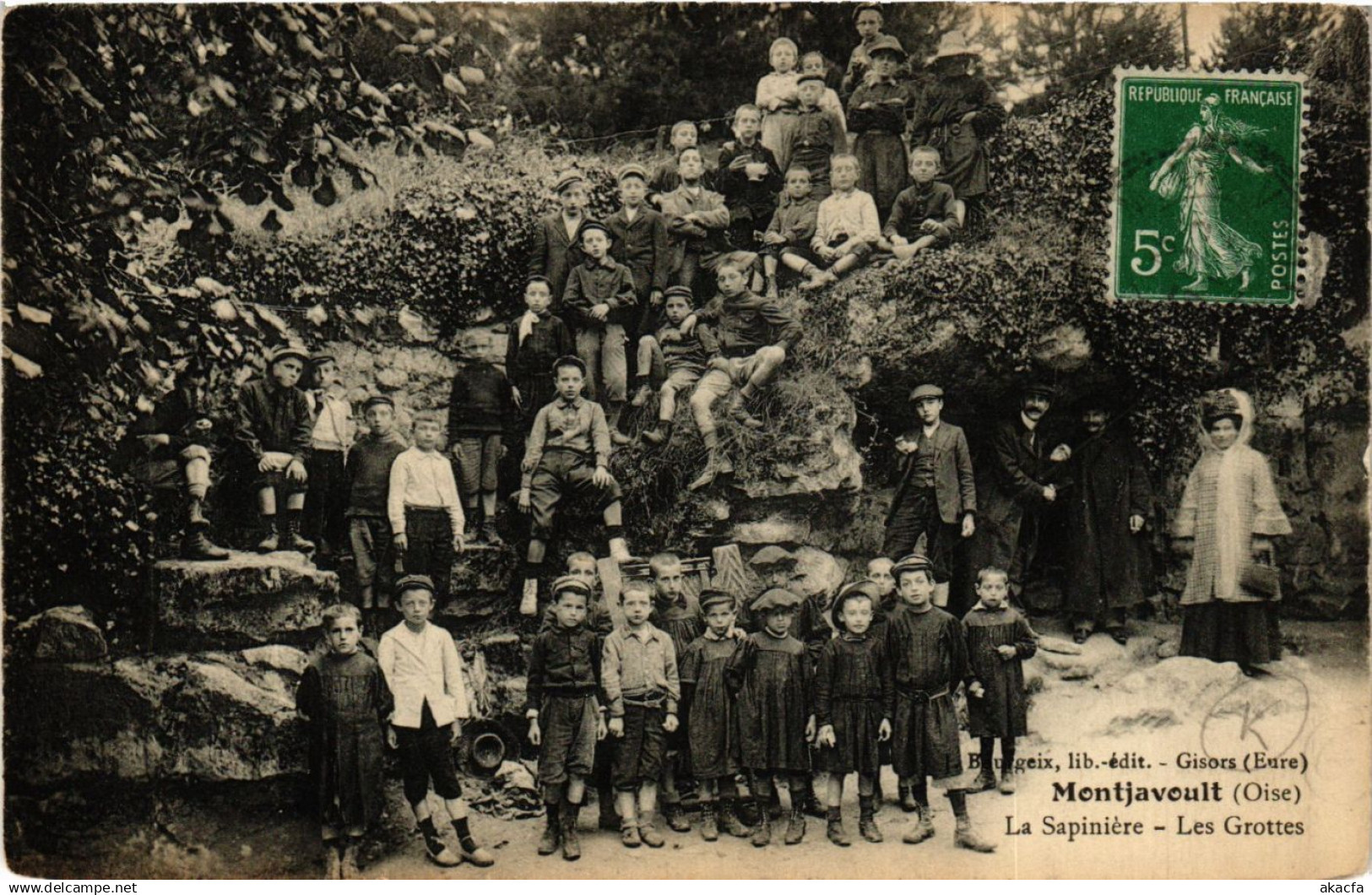 CPA MONTJAVOULT La Sapiniere - Les Grottes (259753)