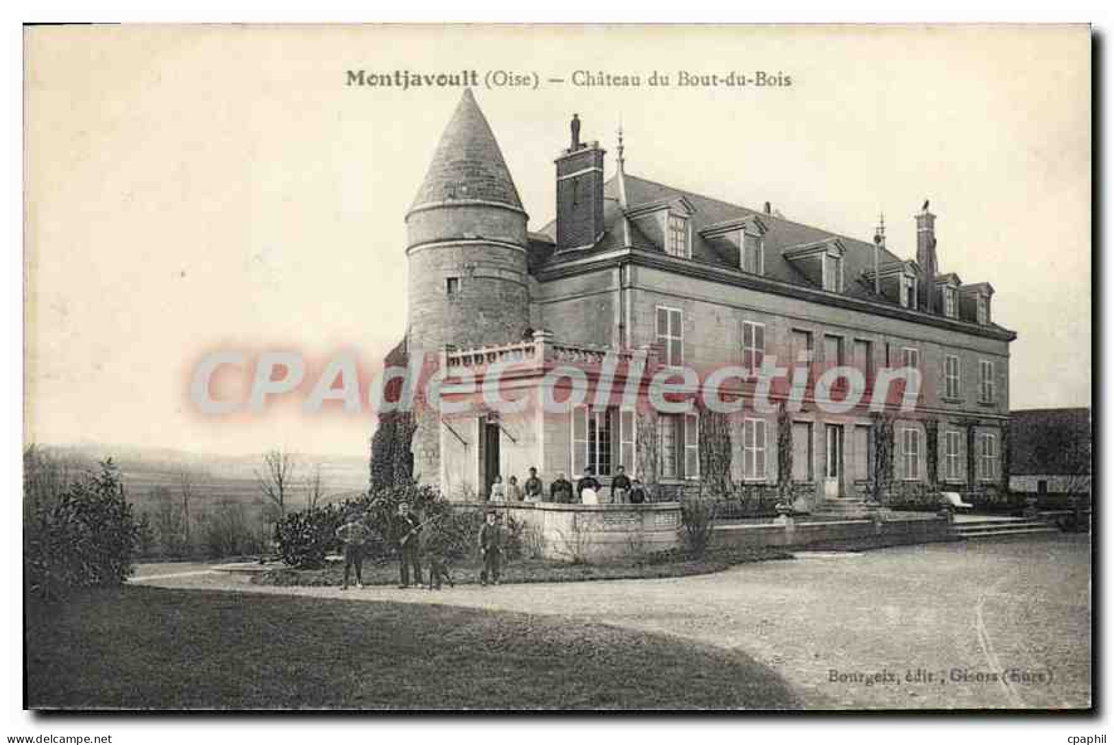 CPA Montjavoult Oise Chateau du Bout du Bois