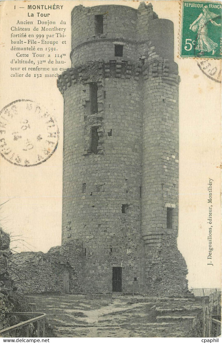 CPA Montlhery La Tour Ancien Donjon du Chateau de Montlhery