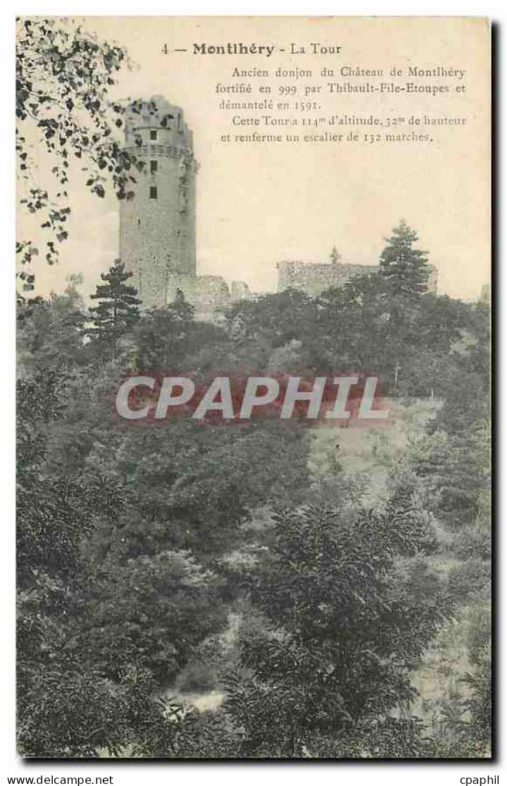 CPA Montlhery La Tour ancien donjon du Chateau de Montlhery