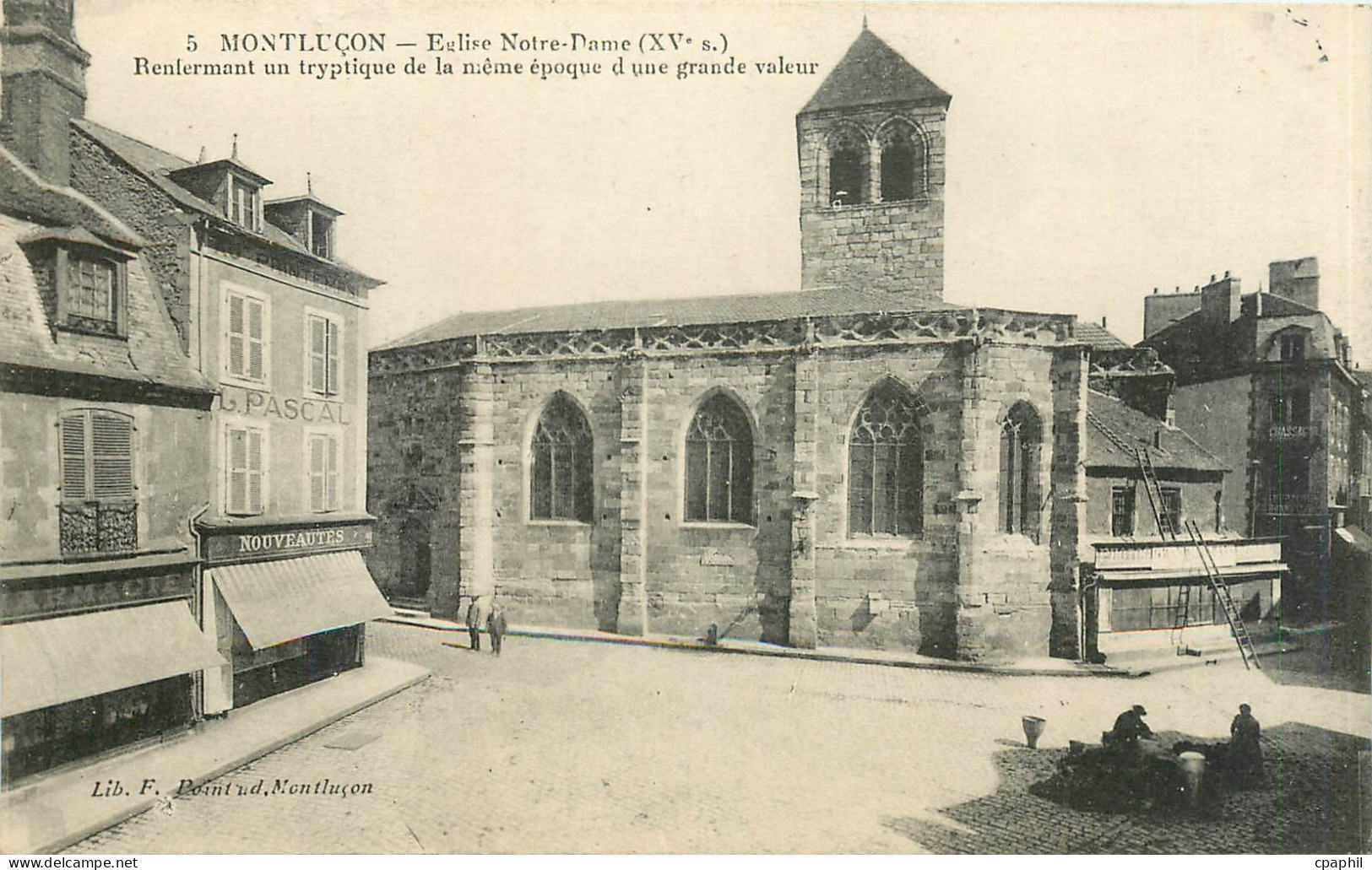 CPA Montlucon Eglise Notre Dame