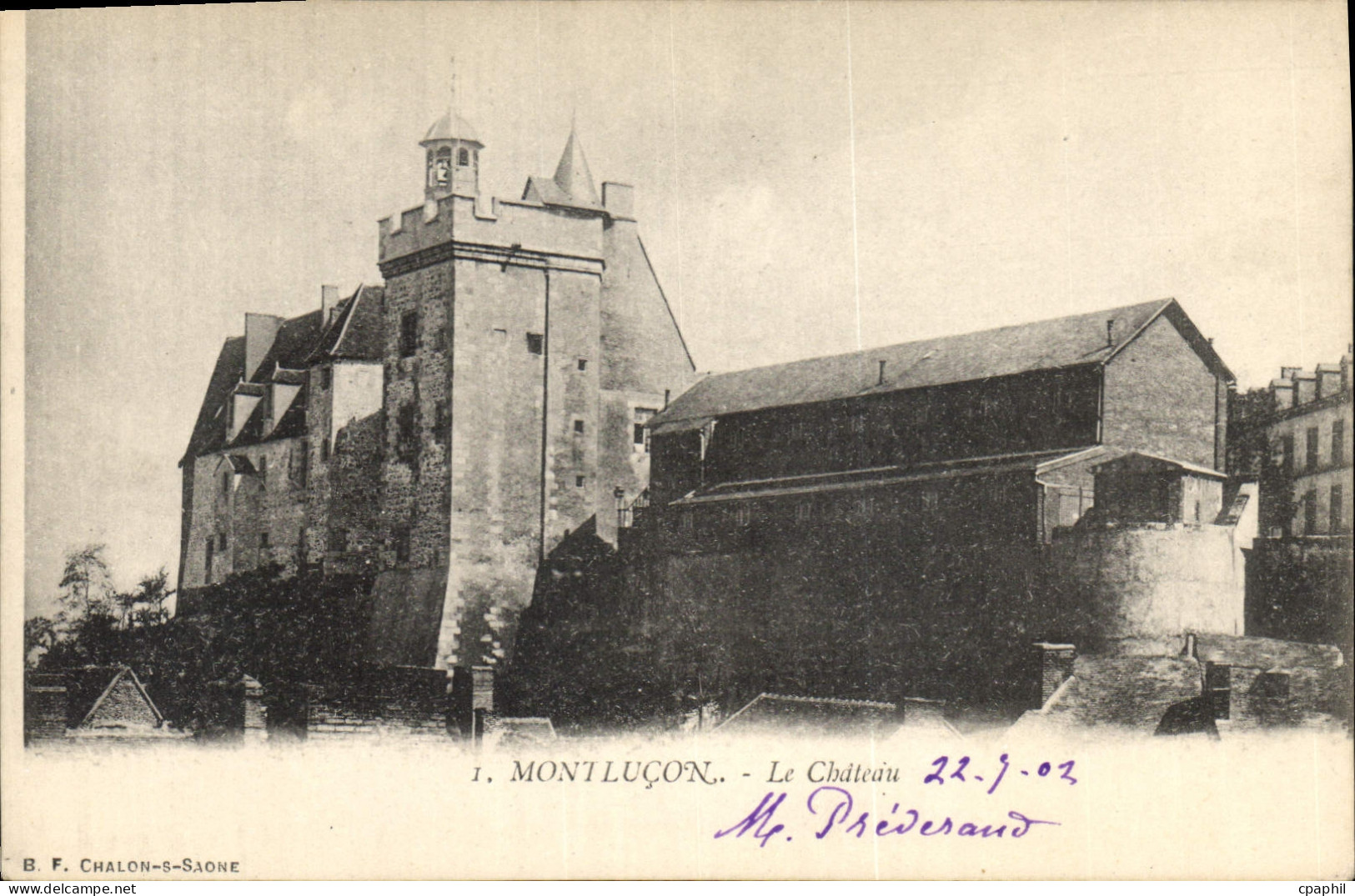 CPA Montlucon Le Chateau