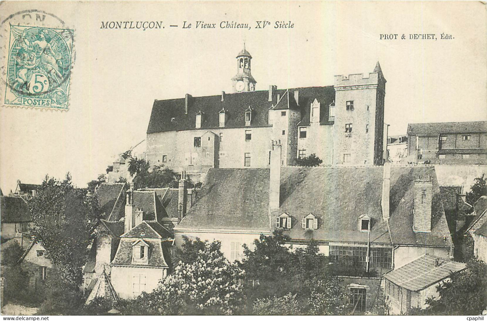 CPA Montlucon Le Vieux Chateau