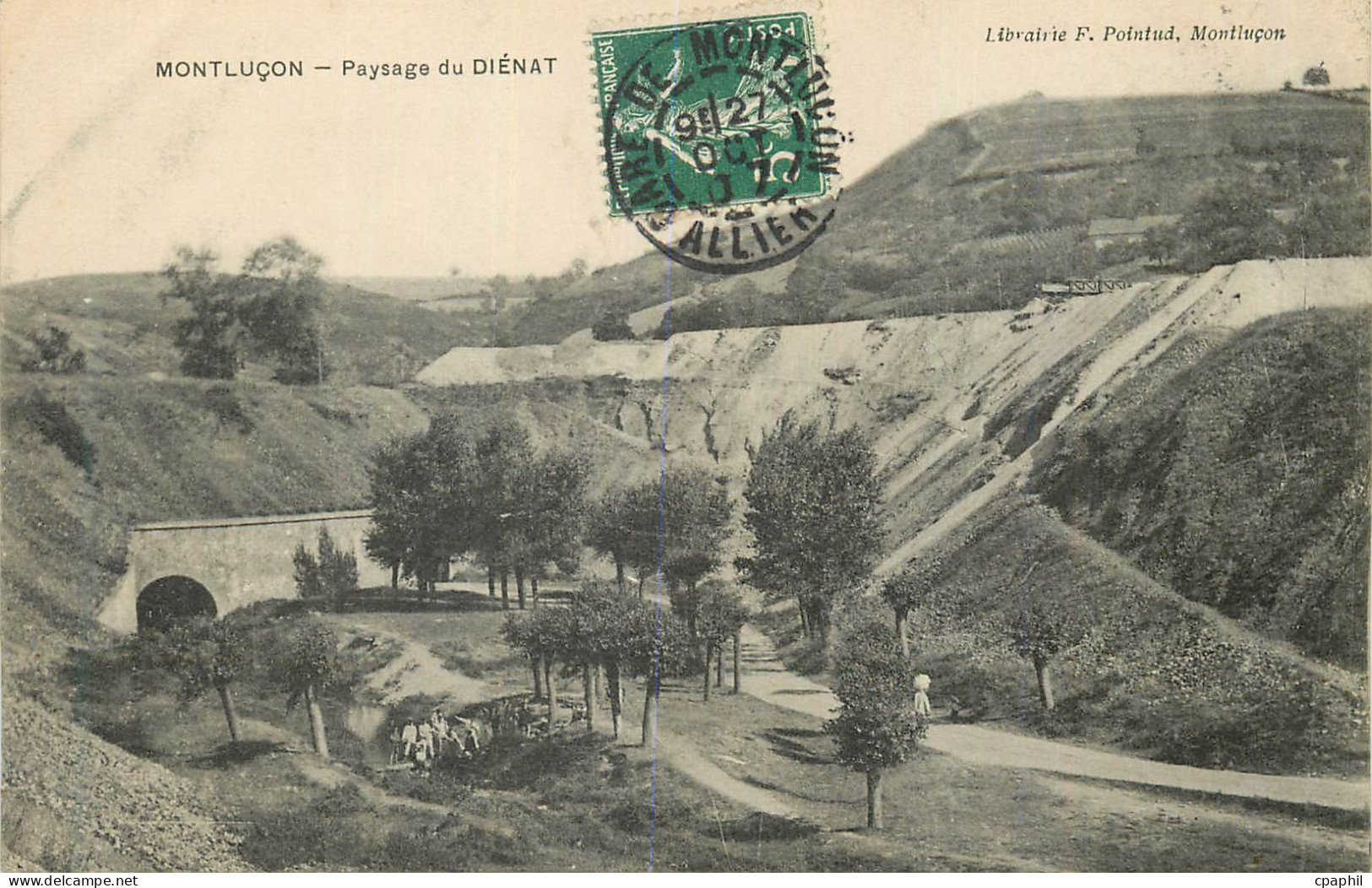 CPA montlucon paysage du dienat