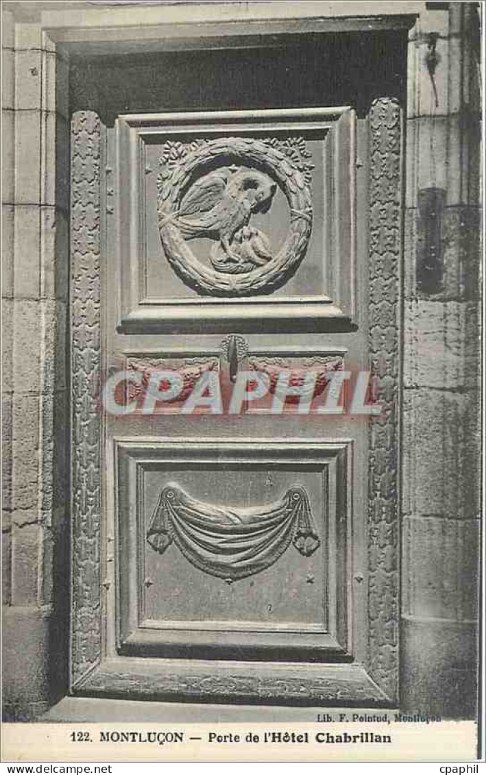 CPA Montlucon Porte de l'Hotel Chabrillan