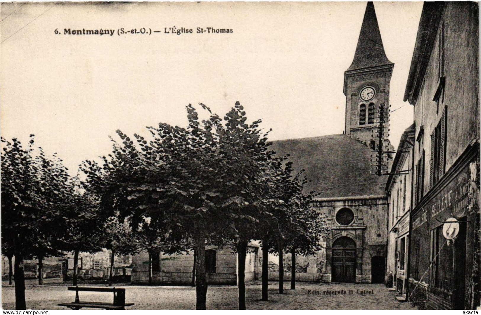 CPA Montmagny (S-et-O.) - L'Église St-Thomas (290362)