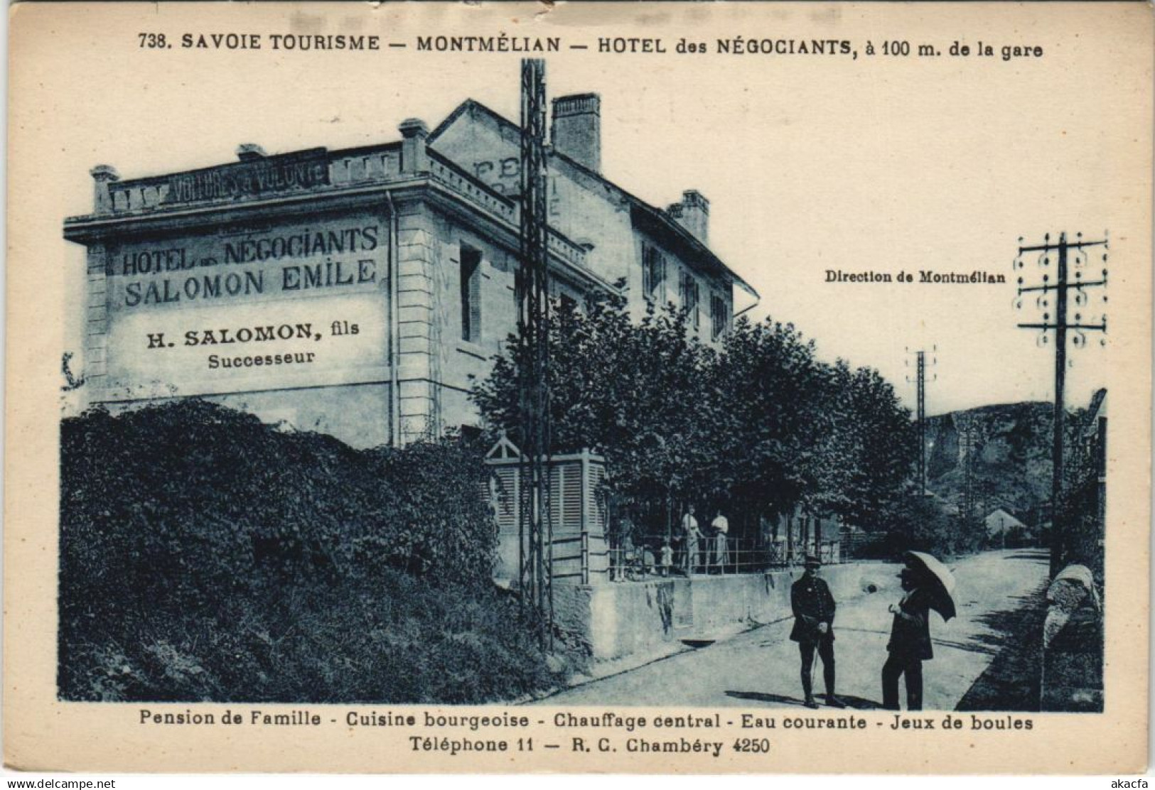 CPA MONTMELIAN Hotel des Negociants (1193149)