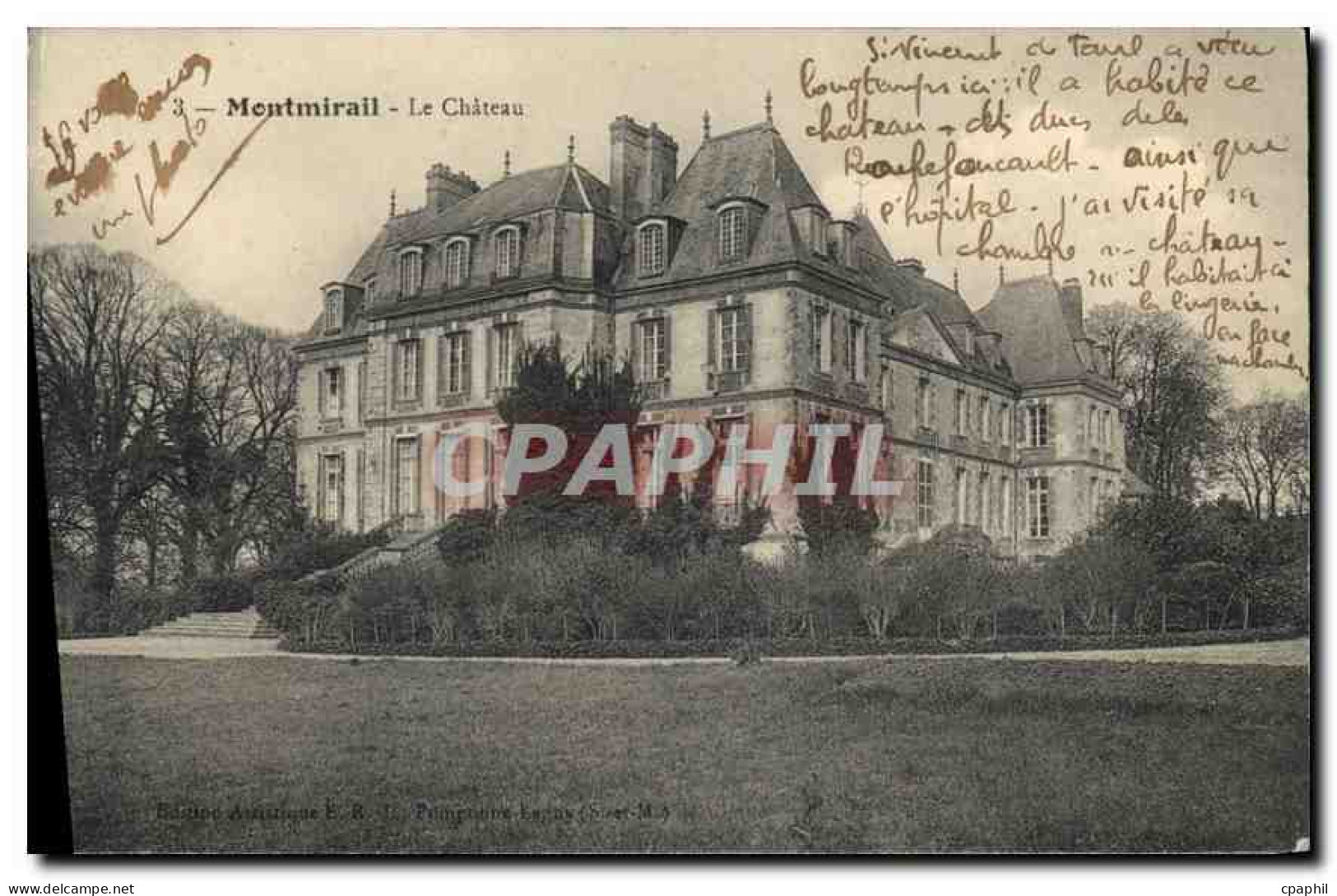 CPA Montmirail Le Chateau