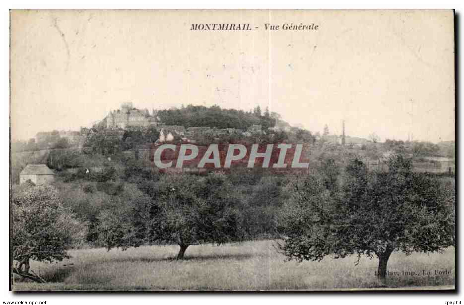 CPA Montmirail Vue Generale