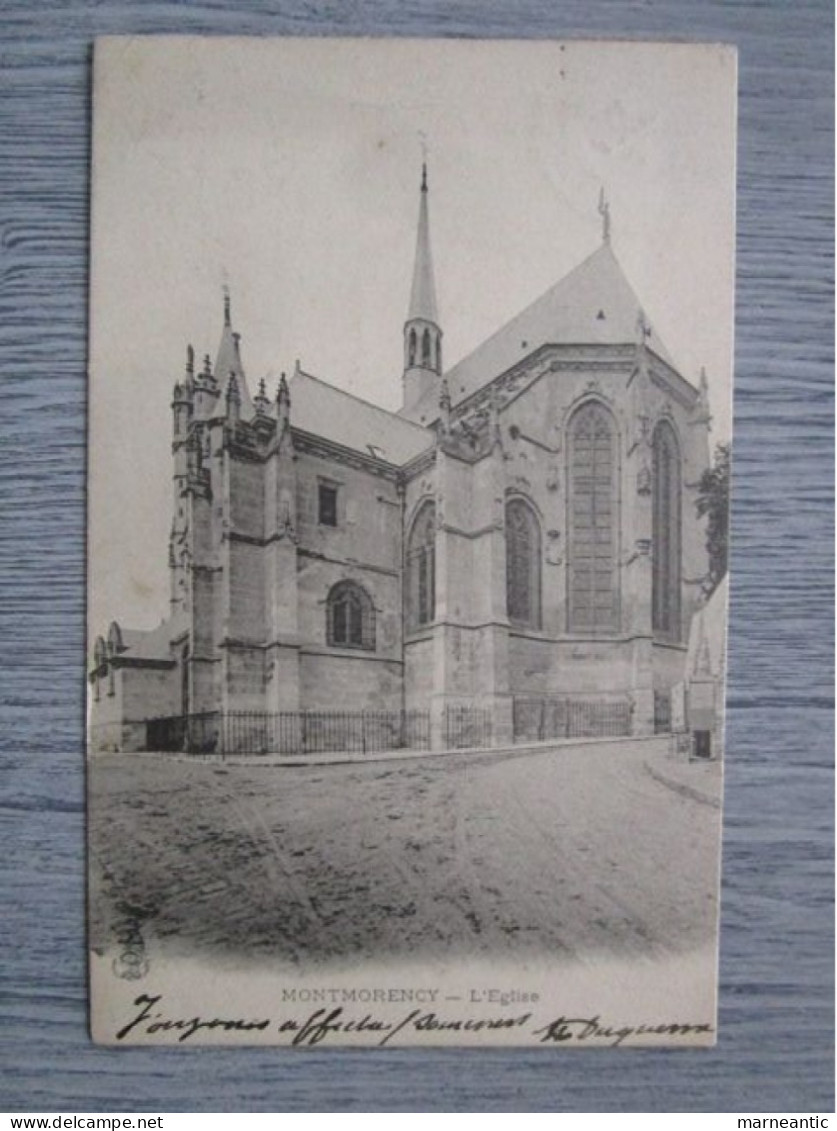 CPA Montmorency (95) l'église