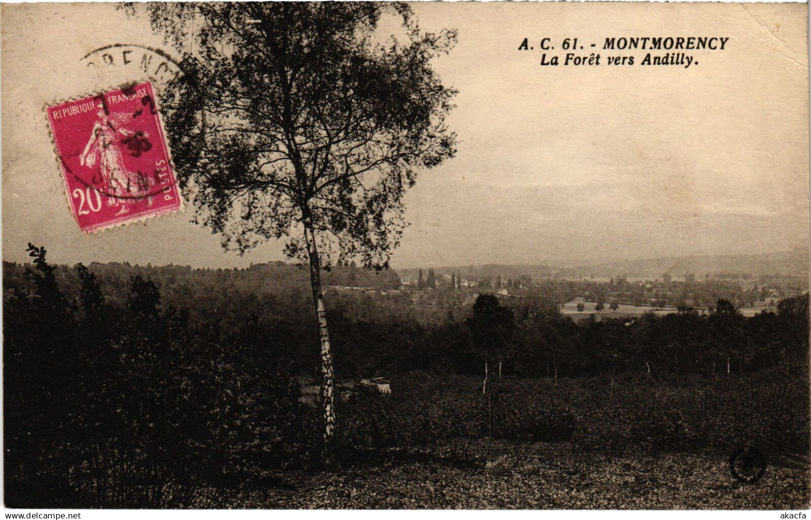 CPA Montmorency La Foret vers Andilly FRANCE (1308978)