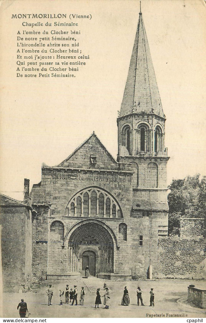CPA Montmorillon (Vienne) Chapelle du Seminaire