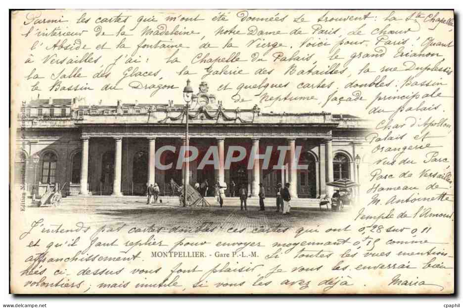 CPA Montpellier Gare PLM