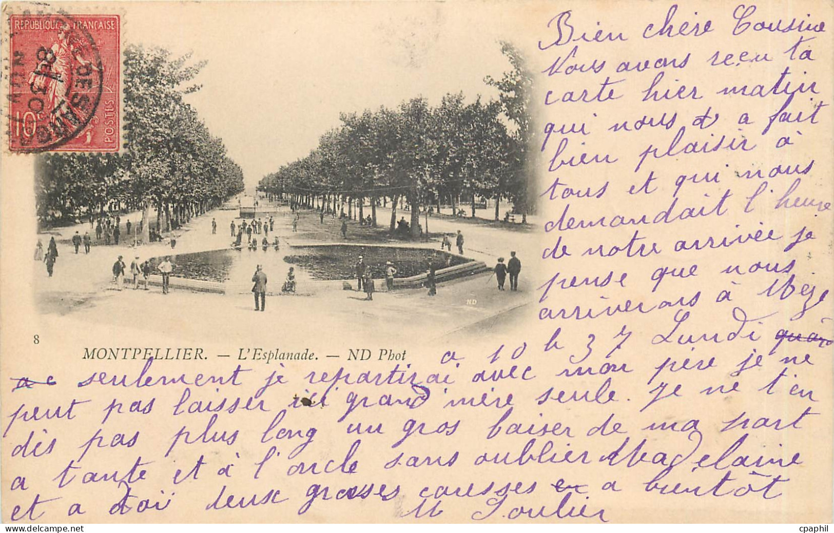 CPA MONTPELLIER  l'Esplanade