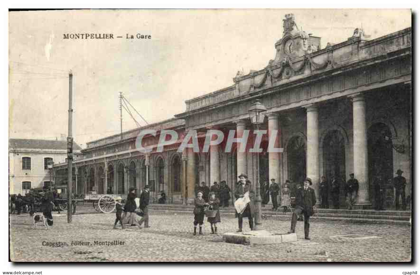 CPA MONTPELLIER La Gare