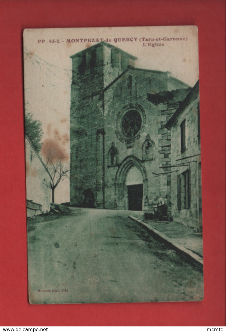 CPA  - Montpezat de Quercy -(Tarn et Garonne ) L'église