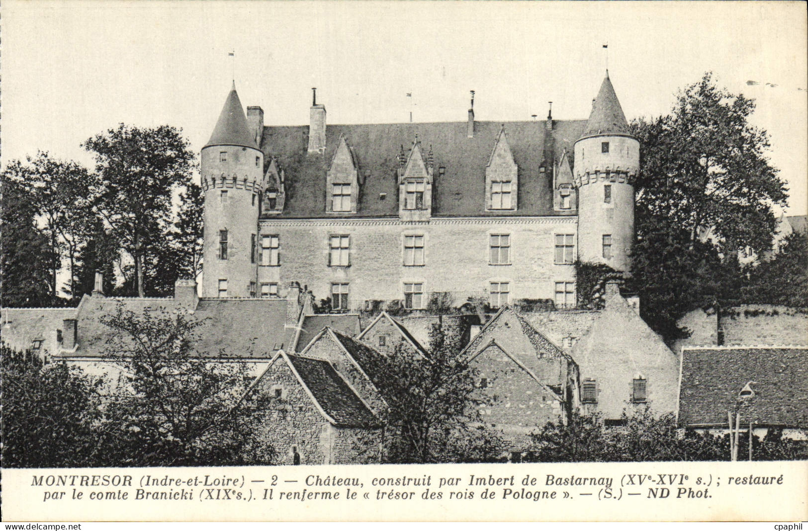 CPA Montresor Chateau