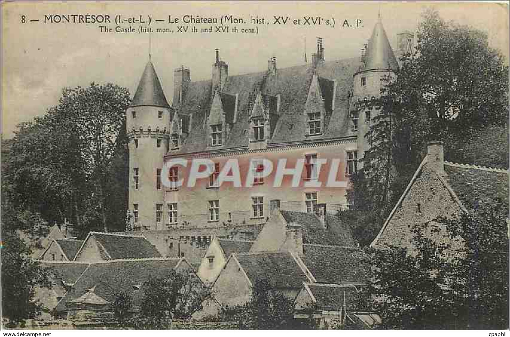 CPA Montresor I et L Le Chateau