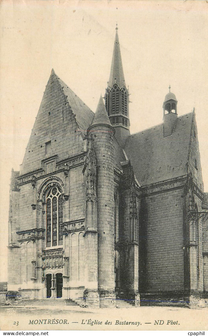 CPA Montresor L'Eglise des Bastarnay