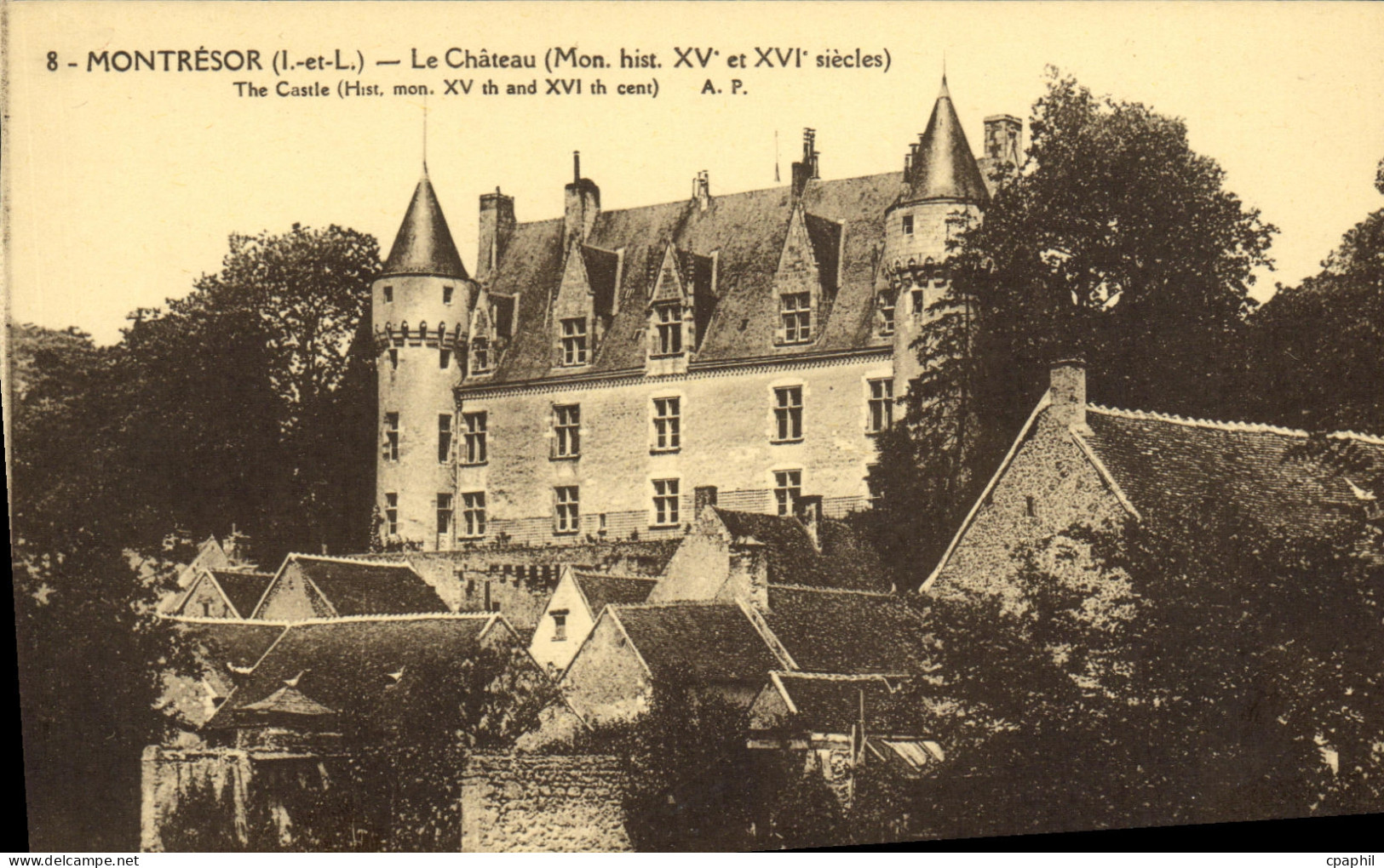 CPA Montresor Le Chateau