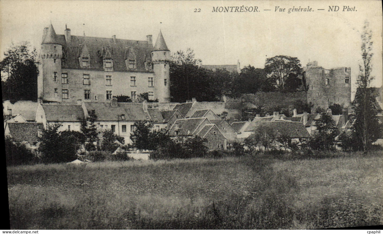 CPA Montresor Vue Generale