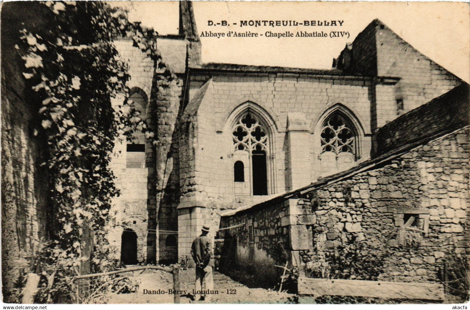 CPA Montreuil-Bellay Abbaye d'Asniere (1180084)