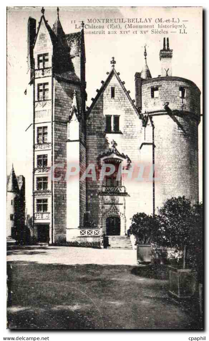 CPA Montreuil Bellay Le chateau