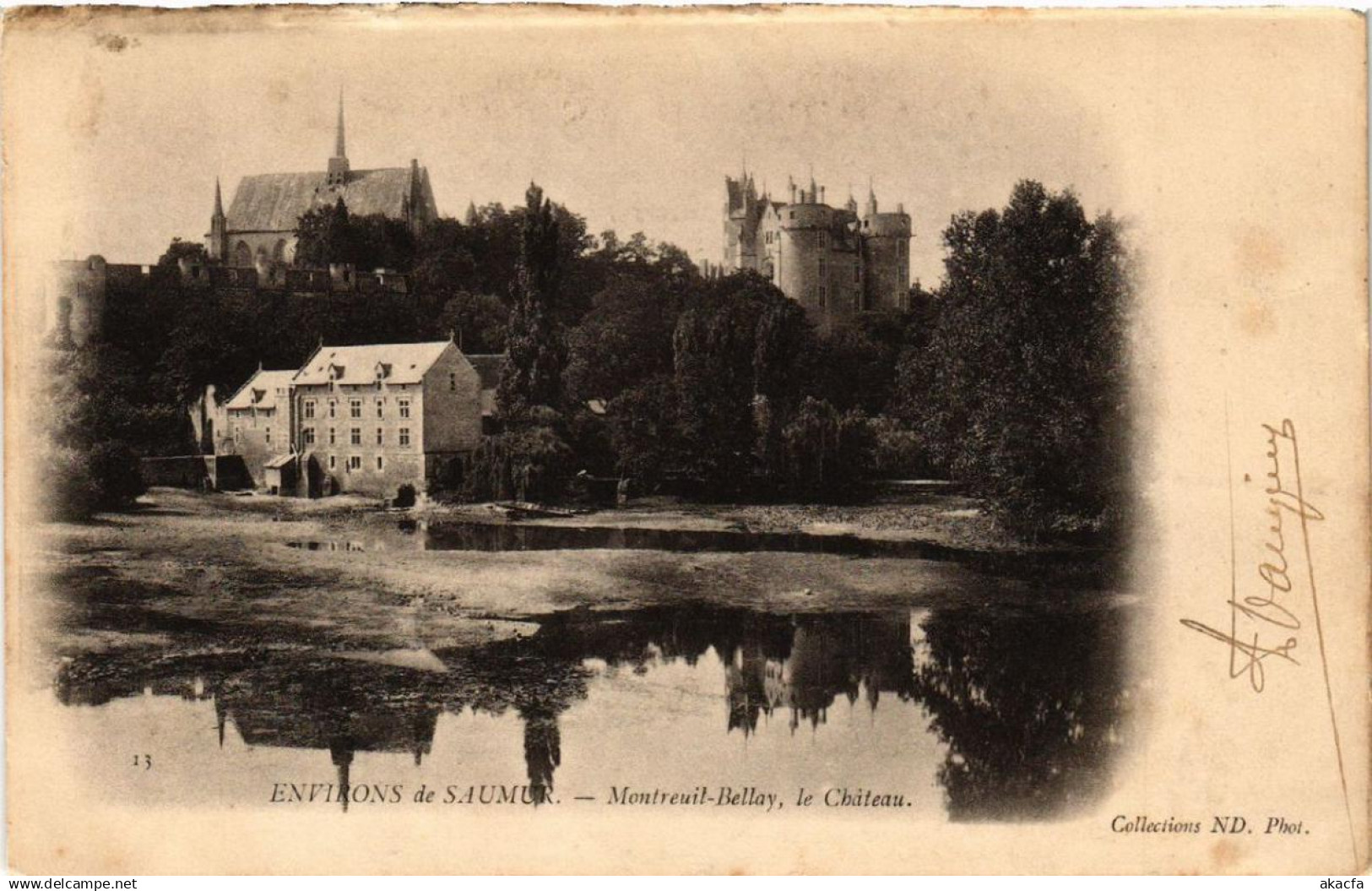 CPA MONTREUIL-BELLAY Le chateau (606353)