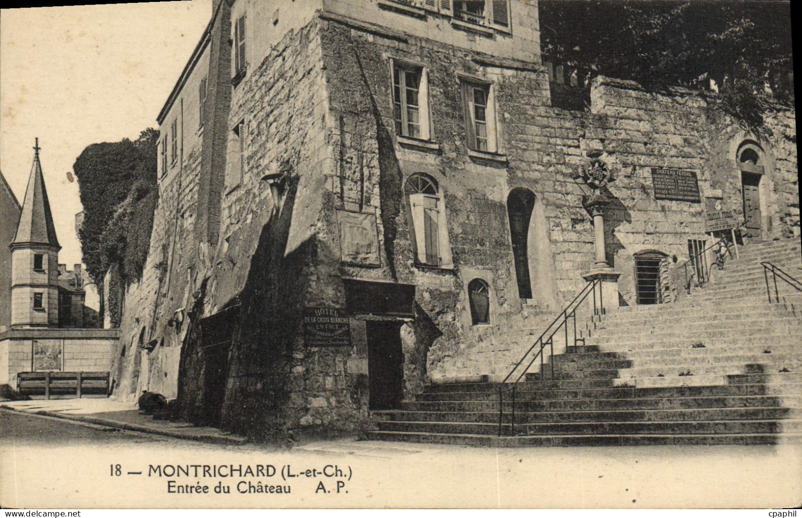CPA Montrichard Entree du Chateau