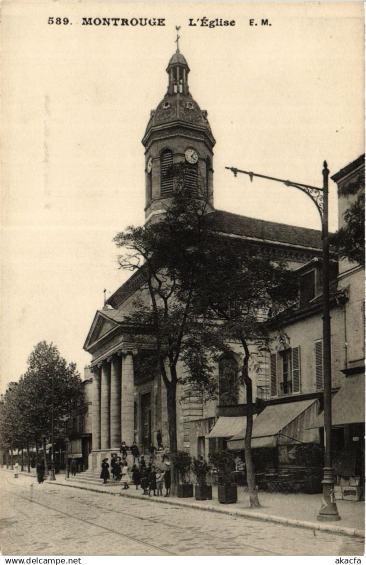 CPA MONTROUGE L'Église (413684)