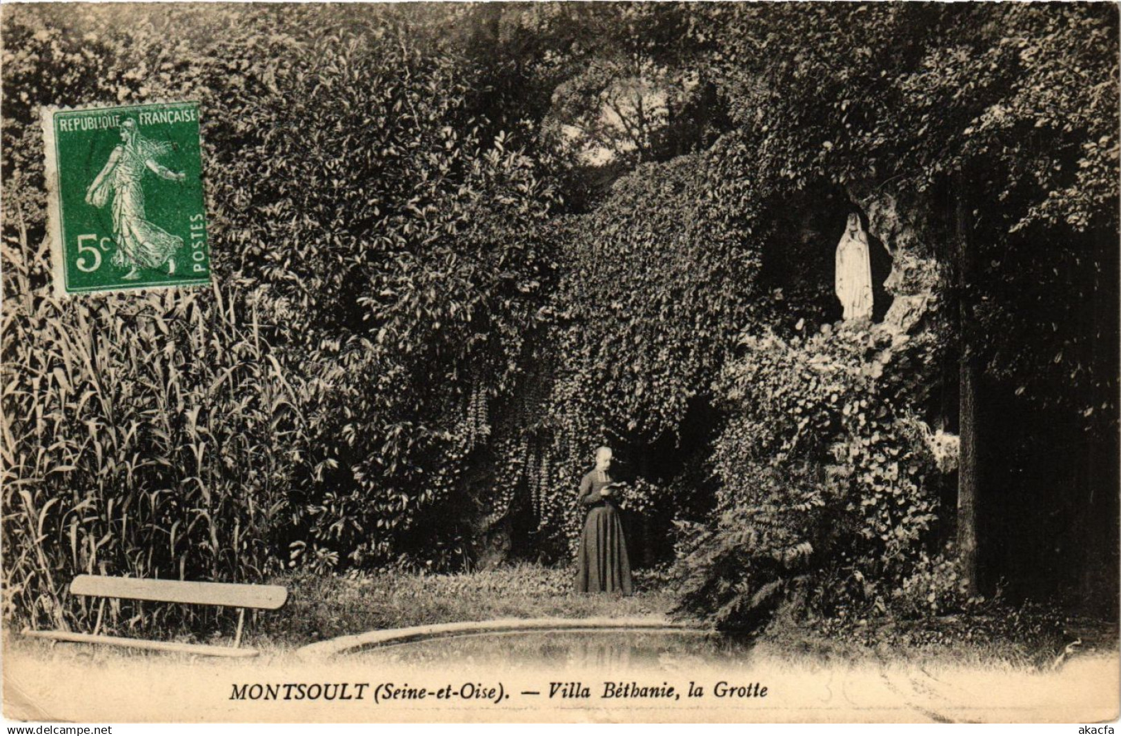 CPA MONTSOULT - Villa Béthanie - la Grotte (380855)