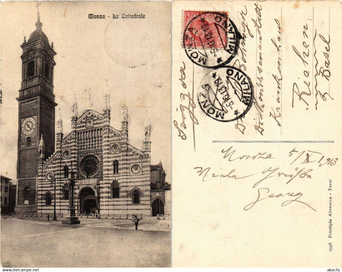 CPA MONZA La Cattedrale ITALY (533205)