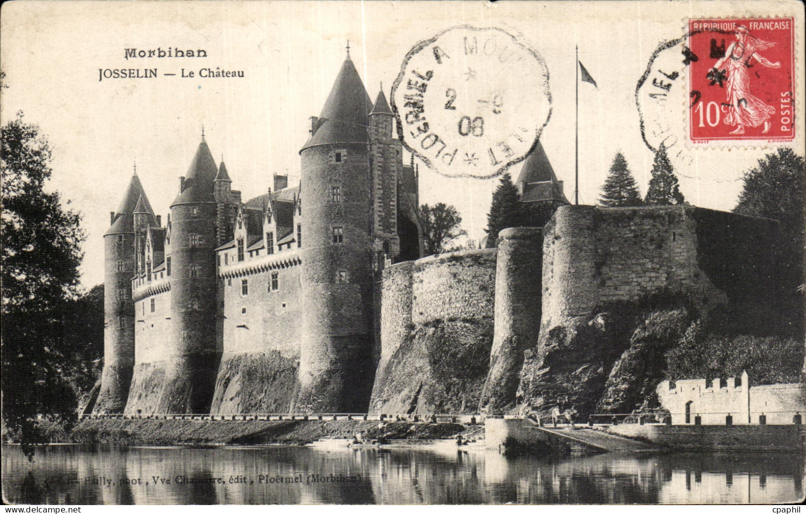 CPA Morbihan Josselin Le Chateau